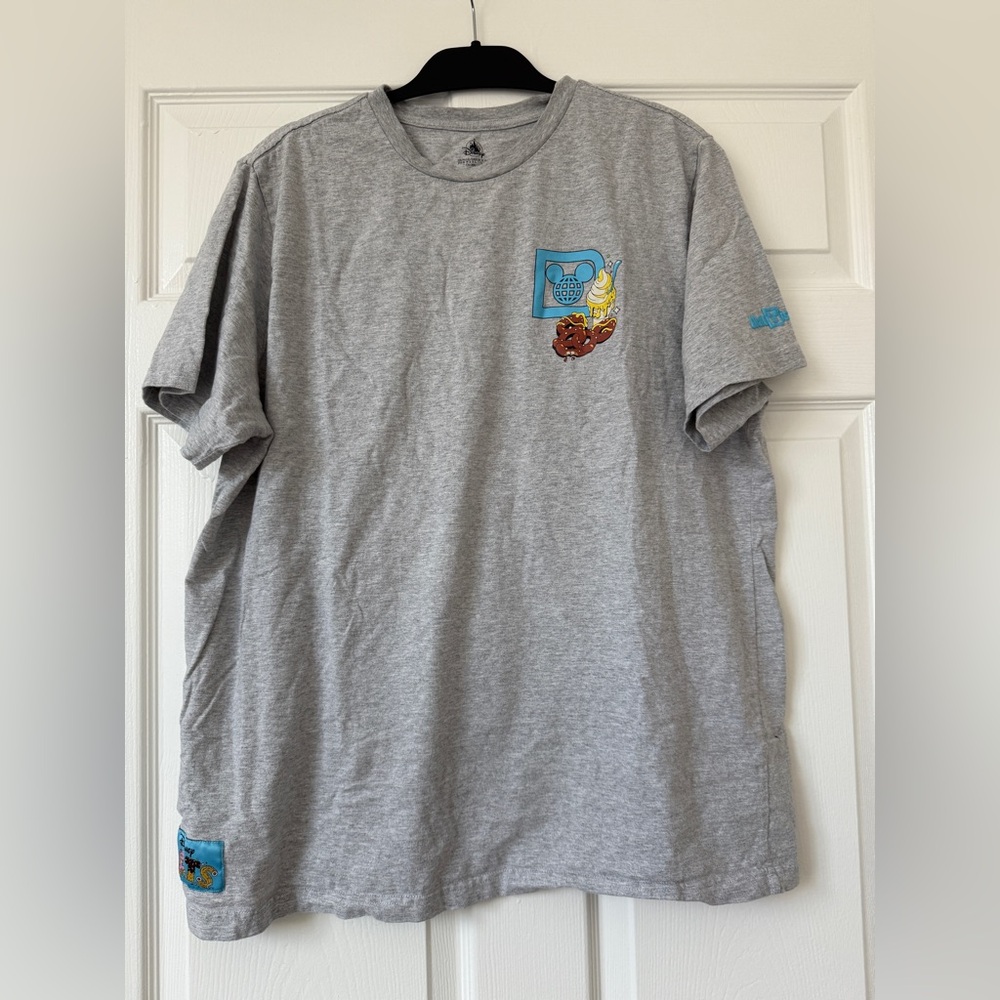 Disney Heather Gray Snacks Tshirt